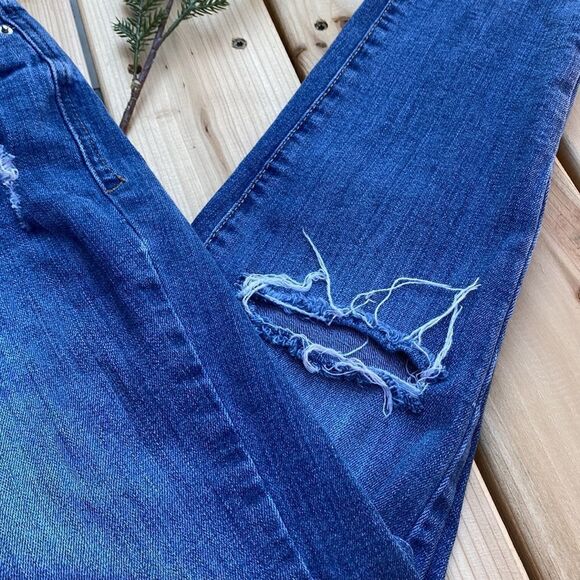 Kensie Jeans Distressed Jeans-Pants - Picture 3 of 12